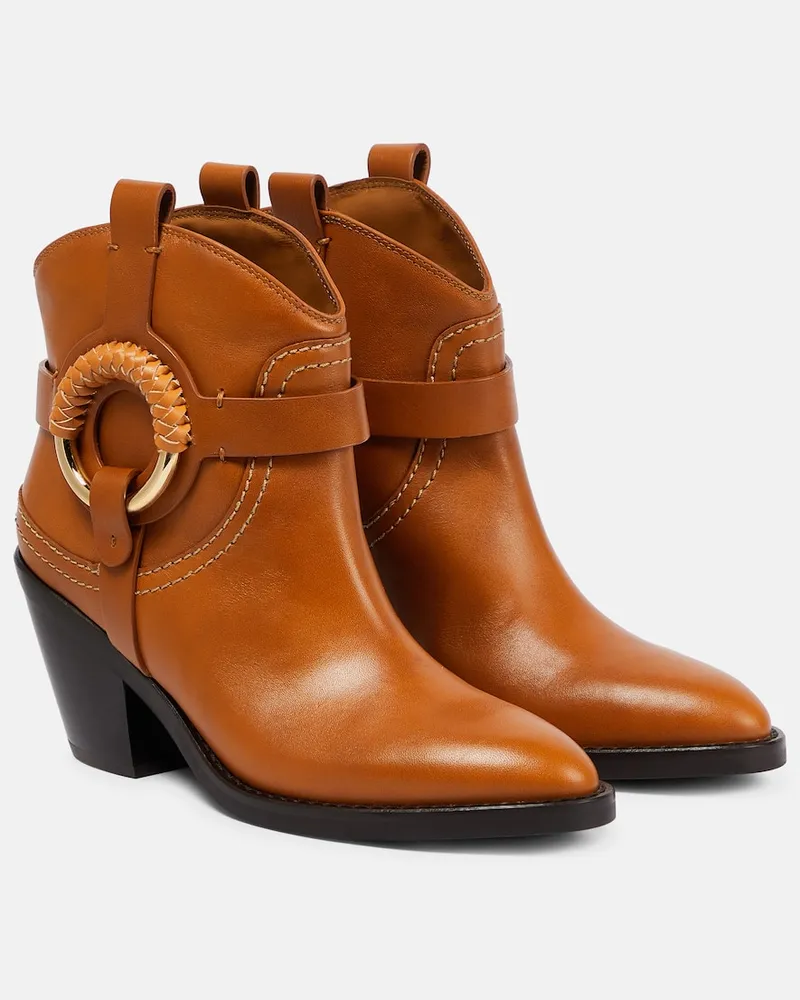 See by Chloé See By Chloé Westernstiefel Hana aus Leder Braun
