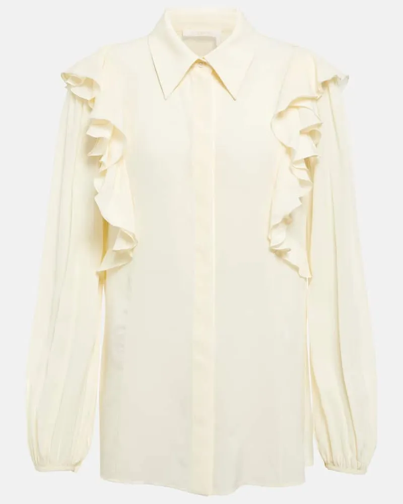 Chloé Chloé Bluse aus Seide Weiß