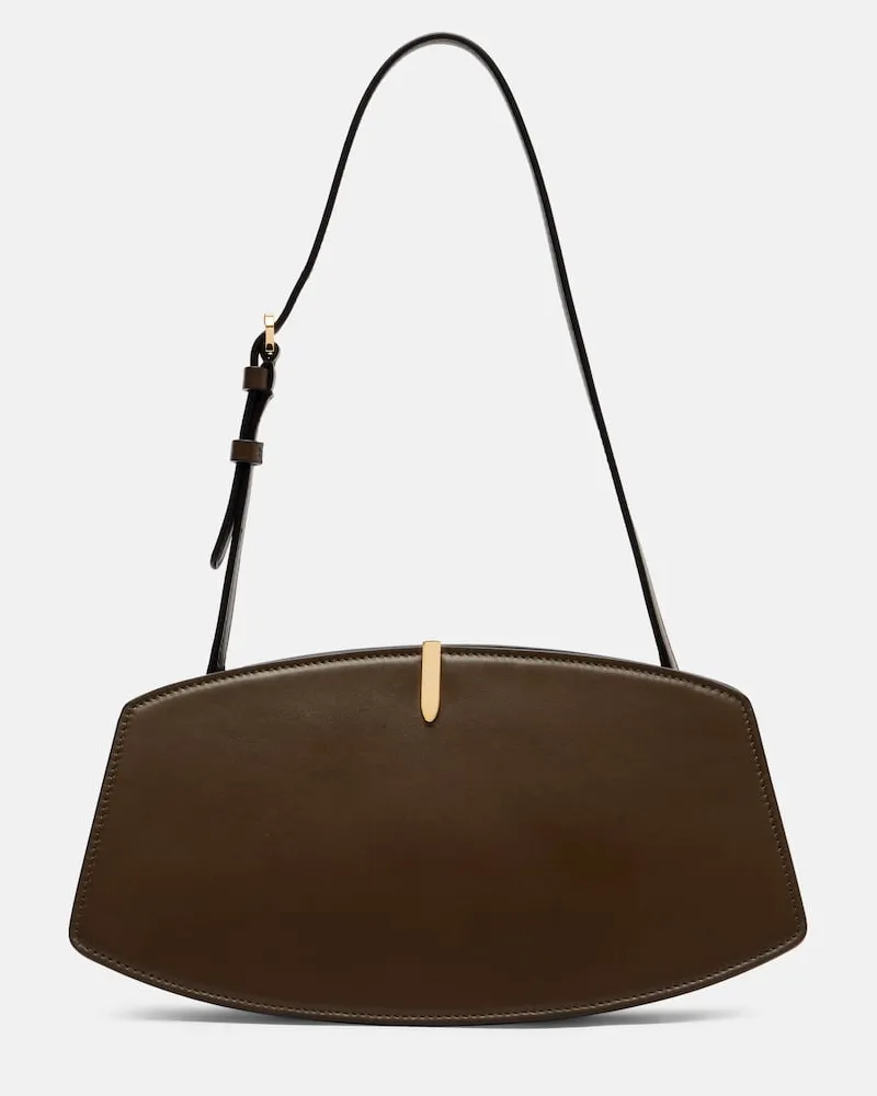 SAVETTE Schultertasche Florence aus Leder Grün