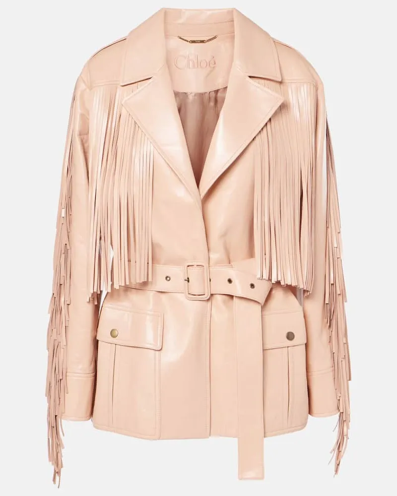 Chloé Chloé Lederjacke Pink