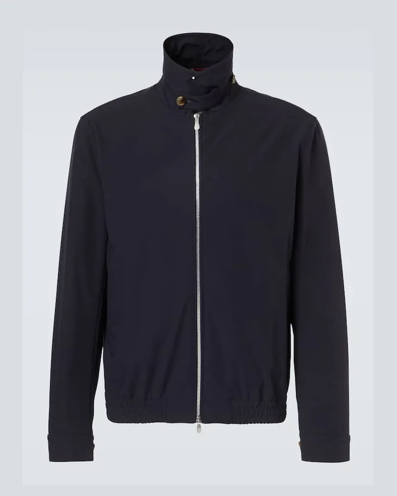 Brunello Cucinelli Blouson Blau