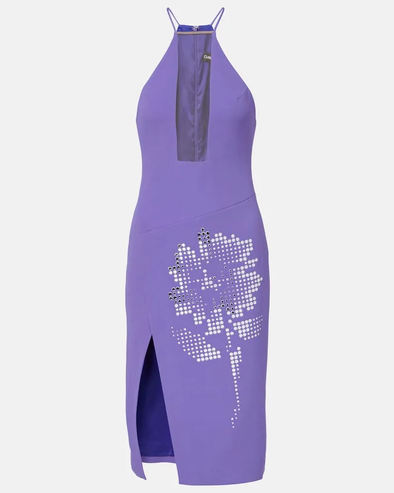 David Koma Midikleid Violett
