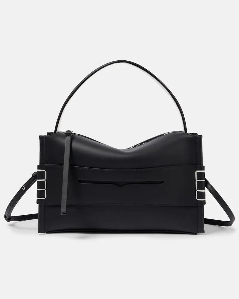 J.W.Anderson Schultertasche Loafer aus Leder Schwarz