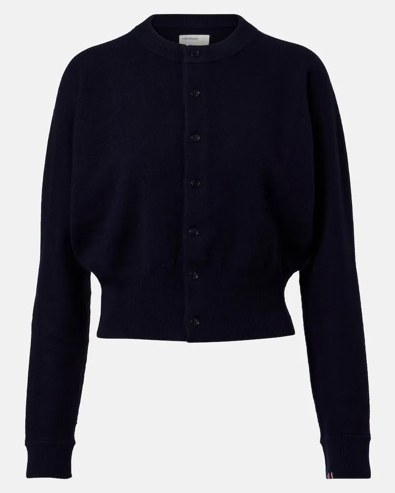 extreme cashmere Cardigan N°257 Blouson Blau