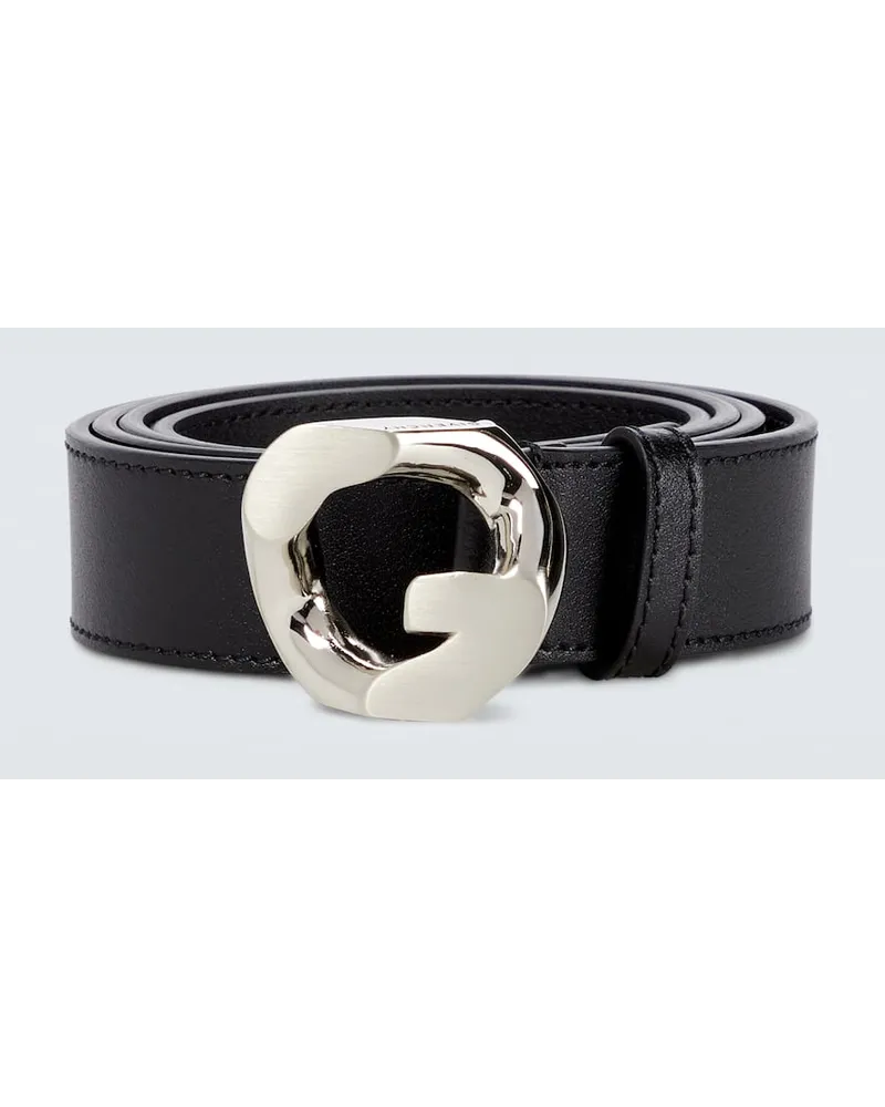 Givenchy Guertel G-Chain aus Leder Schwarz