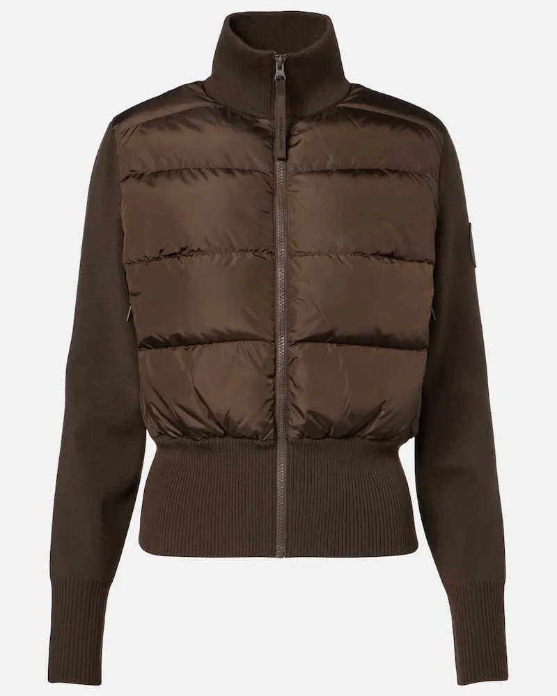 Canada Goose Daunenjacke HyBridge® aus einem Wollgemisch Braun