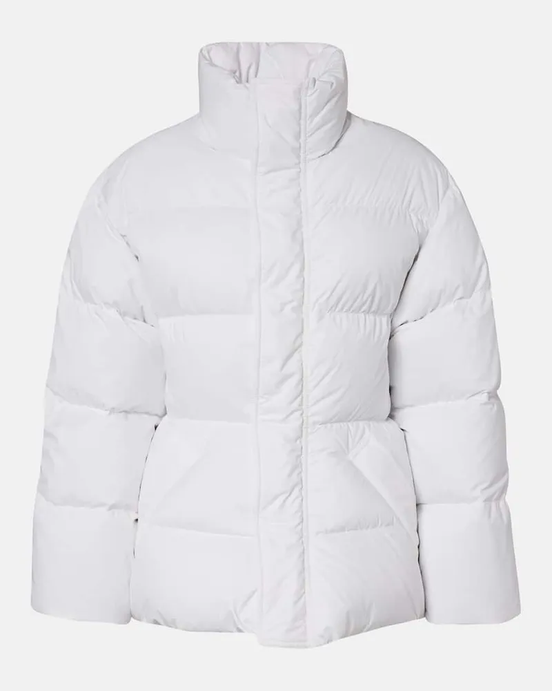 Balenciaga Daunenjacke Hourglass Weiß