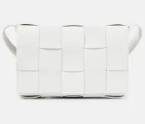 Schultertasche Cassette aus Leder