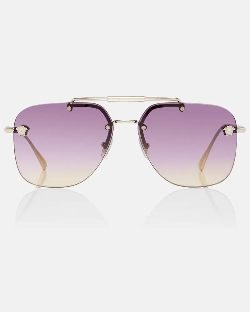 Versace Aviator-Sonnenbrille Medusa Light Multicolor
