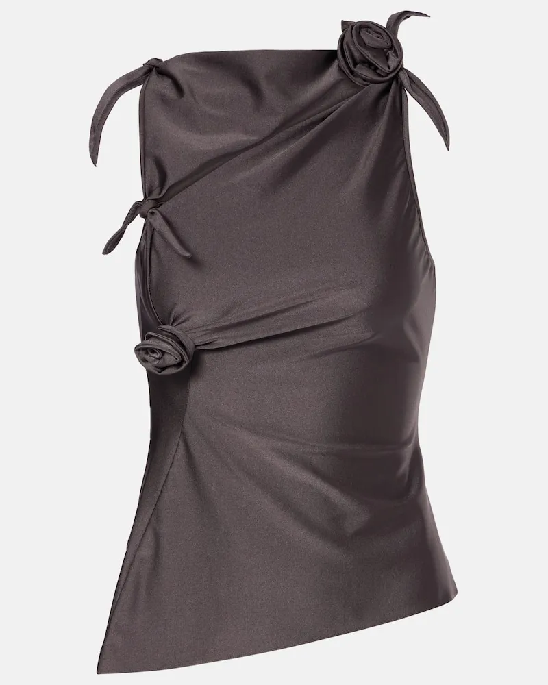 COPERNI Top aus Satin Grau