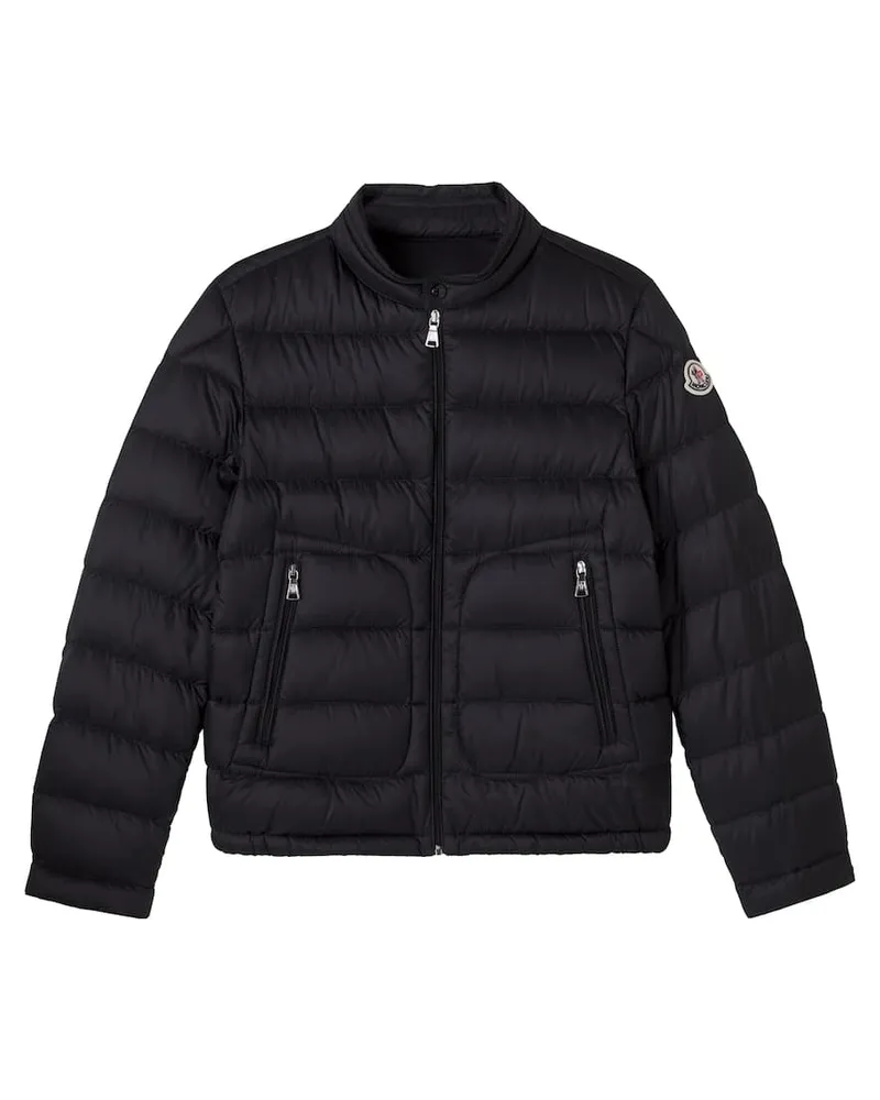 Moncler Daunenjacke Acorus aus Shell Schwarz