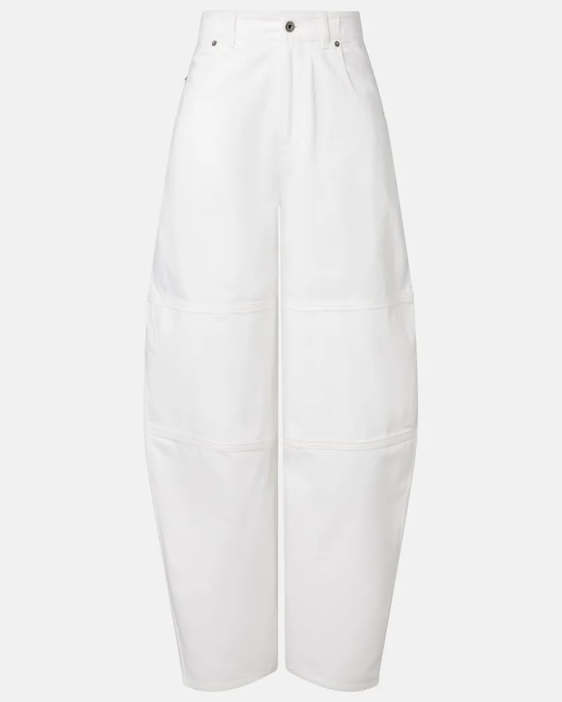 Loewe Barrel Jeans Weiß