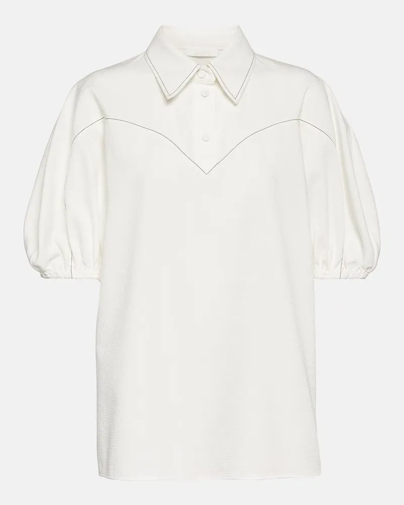 Chloé Chloé Bluse aus Baumwolle Weiß