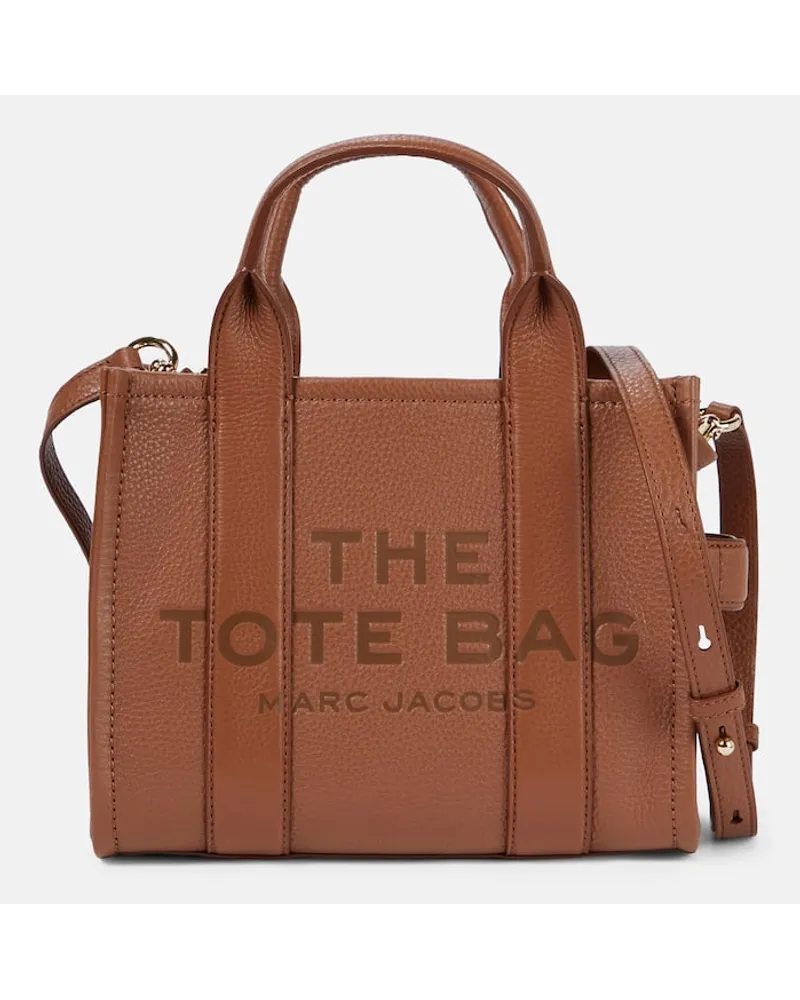 Marc Jacobs Tote The Small aus Leder Braun