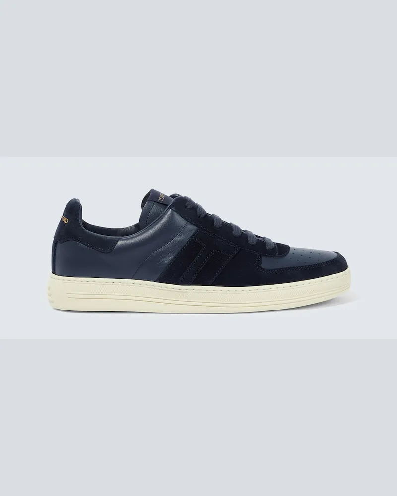 Tom Ford Sneakers Radcliffe aus Leder Blau