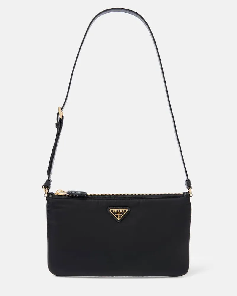 Prada Etui Mini aus Re-Nylon Schwarz