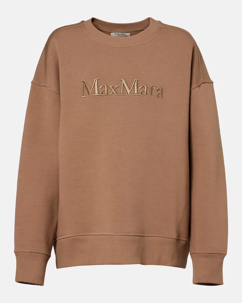 Max Mara Sweatshirt Monza aus Jersey Beige