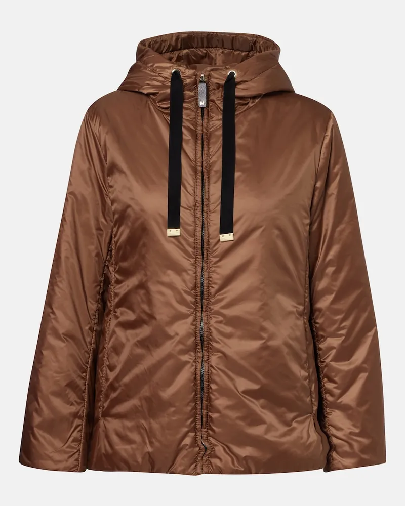 Max Mara The Cube Wattierte Jacke Braun