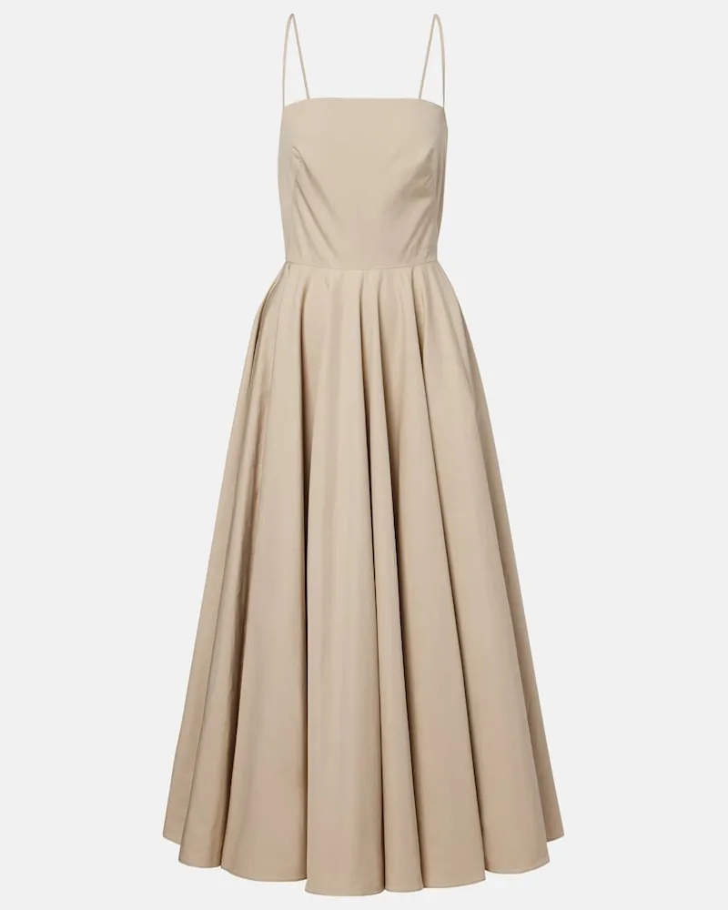 Givenchy Midikleid aus Baumwolle Beige