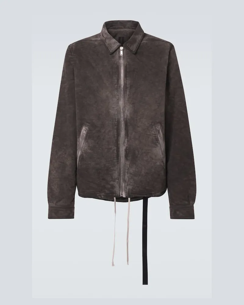 Rick Owens Blouson aus Baumwolle Grau