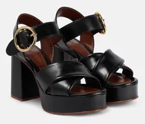 See By Chloé Plateausandalen Lyna aus Satin