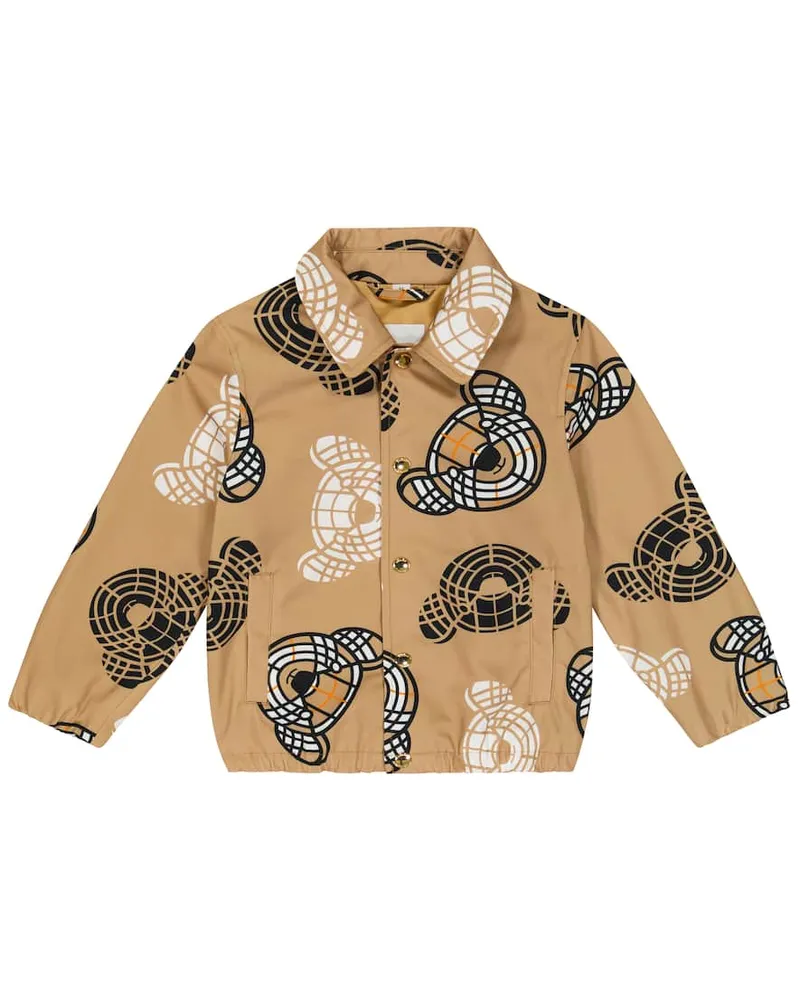 Burberry Bedruckte Jacke ThomasÂ Bear Beige