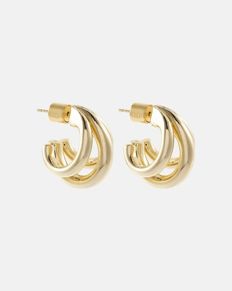 Jennifer Fisher Ohrringe Triple Micro, 10kt vergoldet Gold