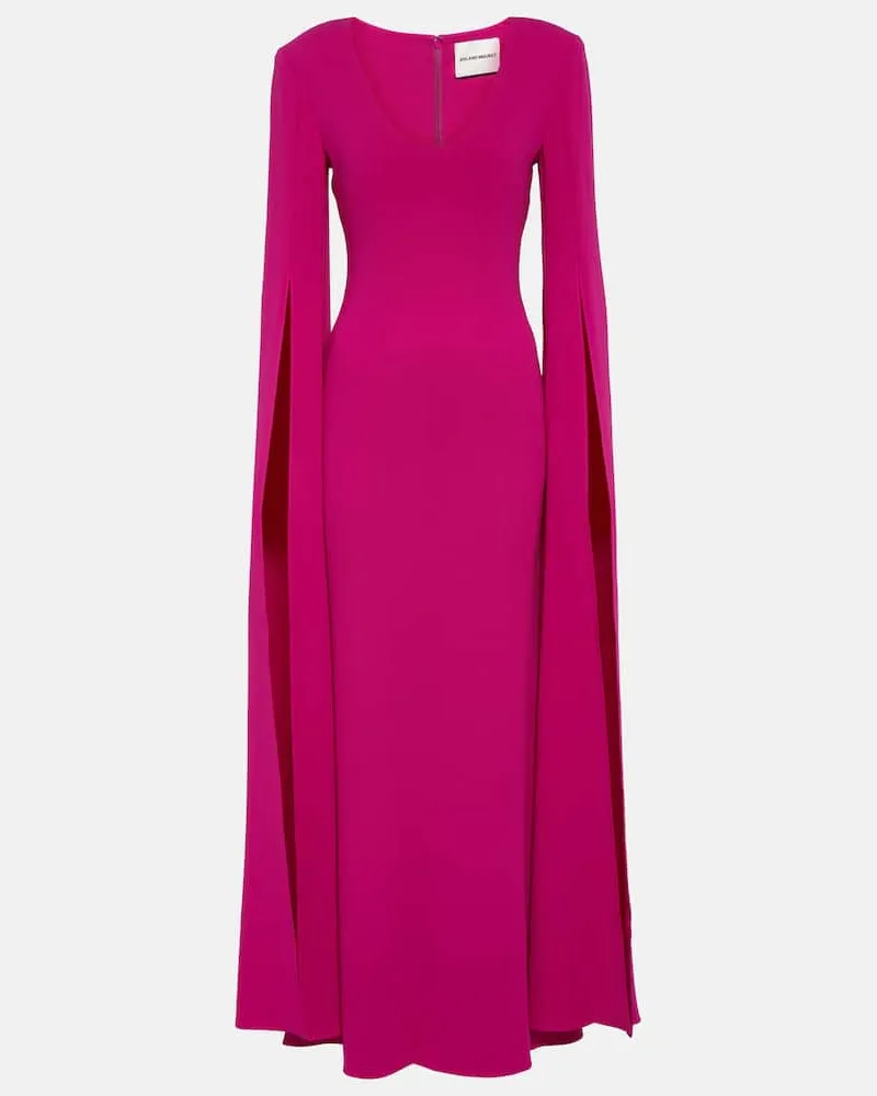 Roland Mouret Robe aus Cady Violett