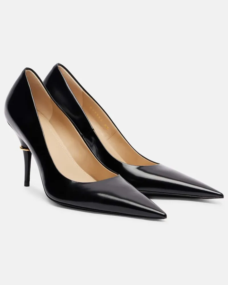 Balenciaga Pumps Avenue 90 aus Leder Schwarz