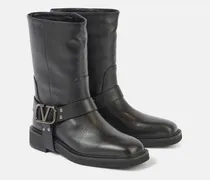Bikerstiefel VLogo Signature aus Leder