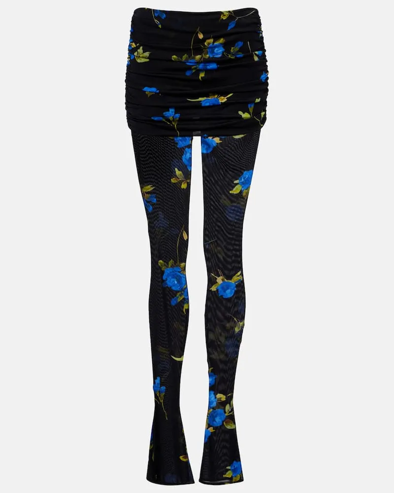 Blumarine Leggings aus Jersey Schwarz