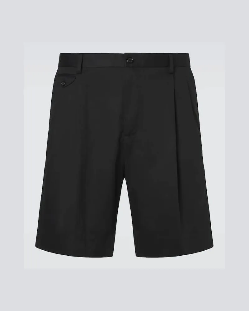 Dolce & Gabbana Bermuda-Shorts aus einem Baumwollgemisch Schwarz