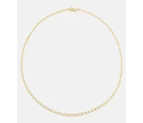 Halskette Let It Slide aus 10kt Gelbgold mit Diamanten