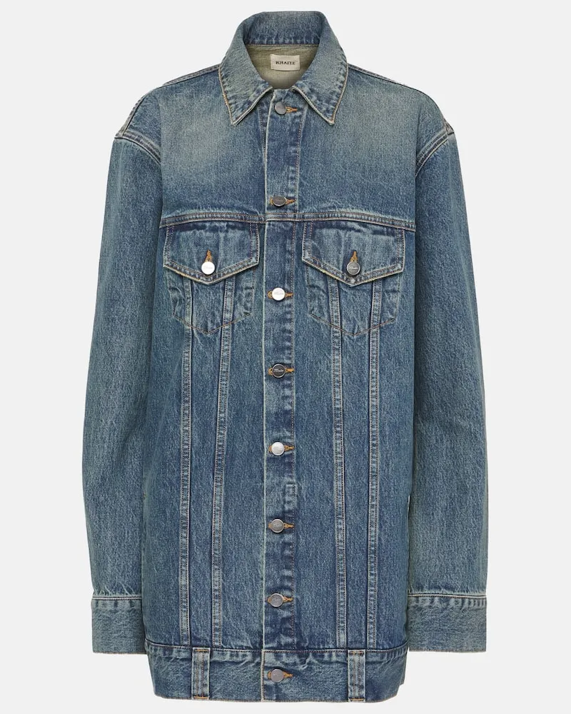 KHAITE Jeansjacke Ross Blau