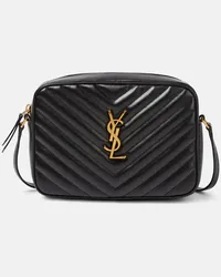 Saint Laurent Schultertasche Lou Camera aus Leder Schwarz