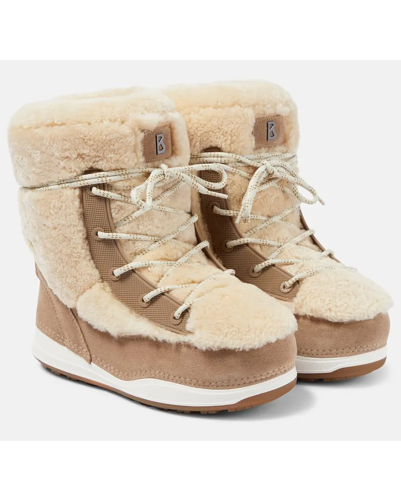 Bogner Schneestiefel La Plagne mit Shearling Beige