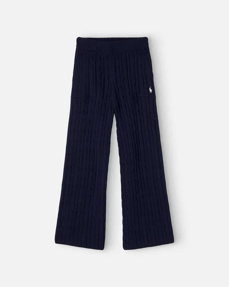 Ralph Lauren Hose aus Baumwolle Blau