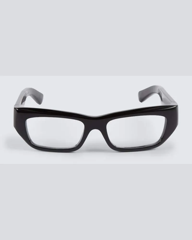 Gucci Eckige Brille Schwarz