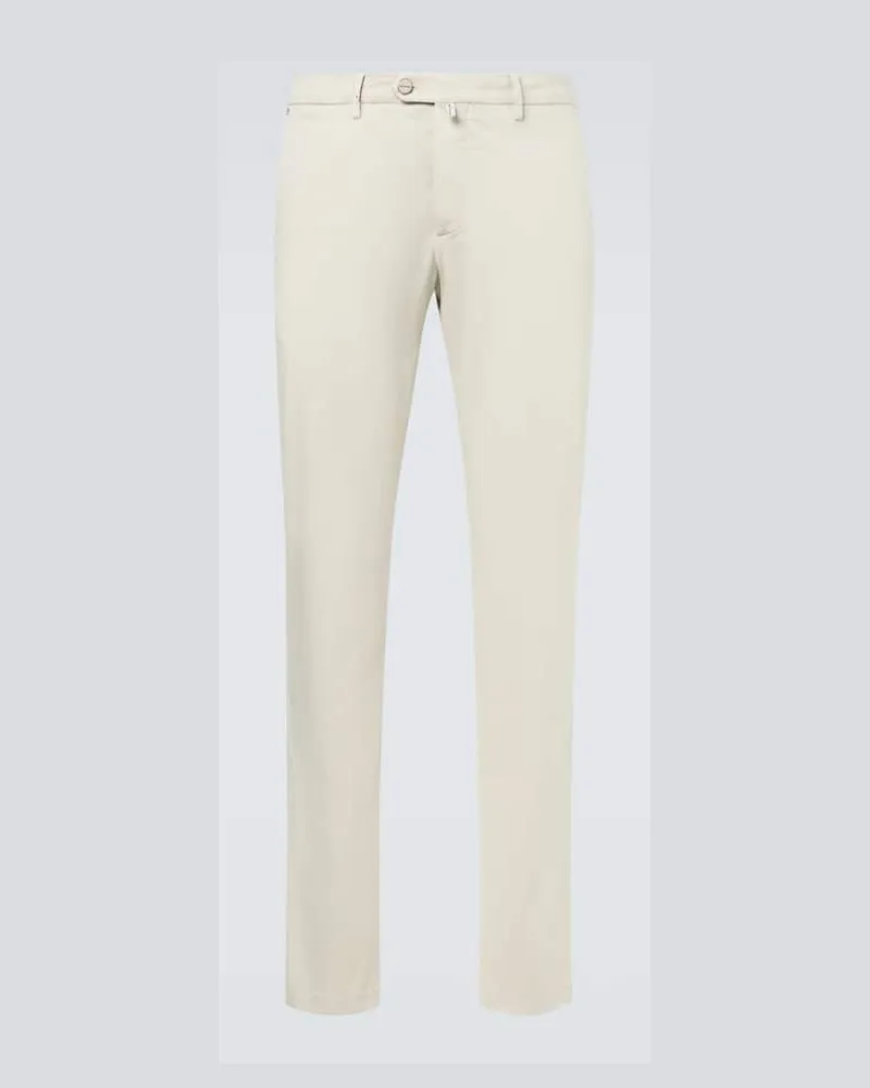 Kiton Chinohose aus einem Baumwollgemisch Beige