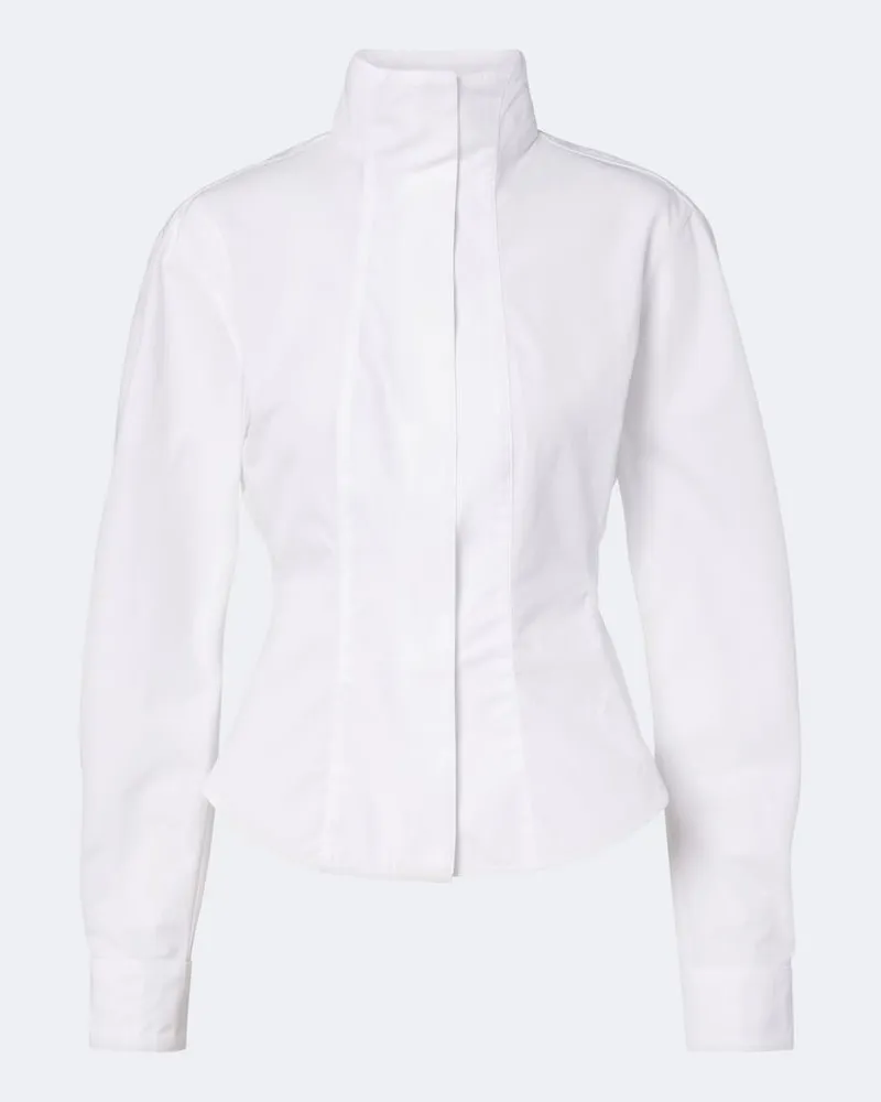 Jacquemus Hemd Tulipe aus Baumwollpopeline Weiß