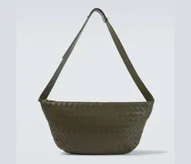 Schultertasche Intrecciato aus Leder