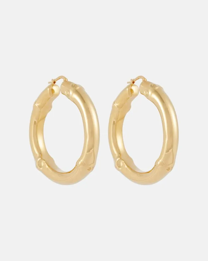 Jil Sander Ohrringe Bamboo Gold