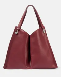 The Row Tote Alexia aus Leder Rot