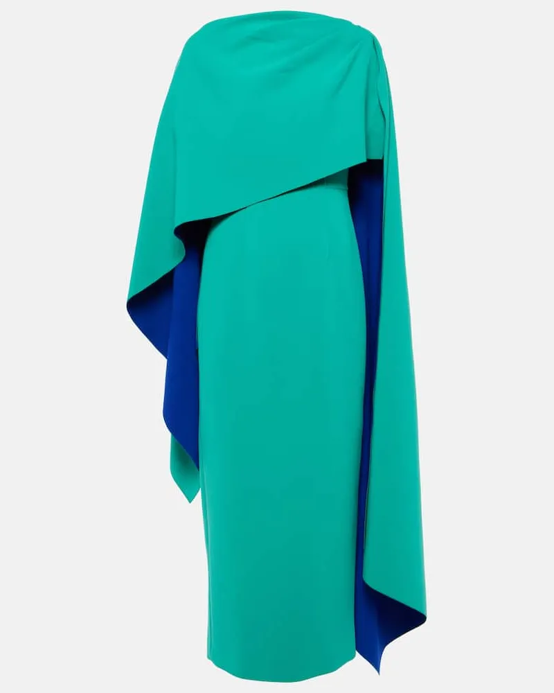 Roksanda Ilincic Robe Demetria aus Crêpe Grün