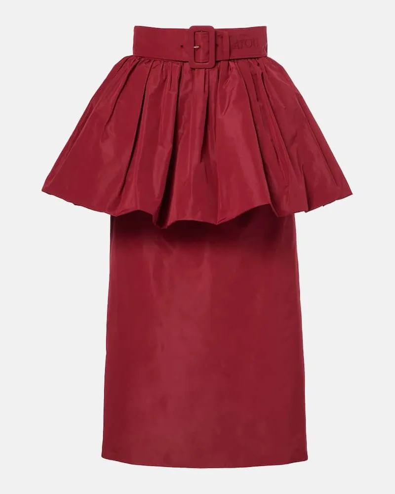 Patou Bleistiftrock Bloom Rot