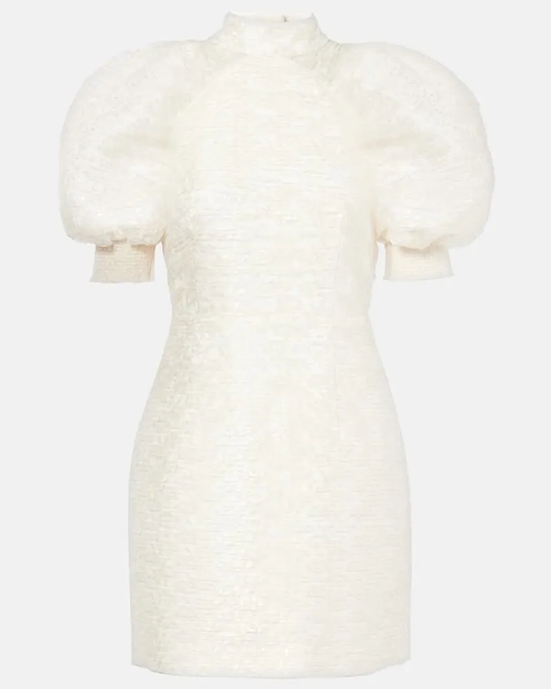 ROTATE Birger Christensen Bridal Minikleid aus Spitze Weiß