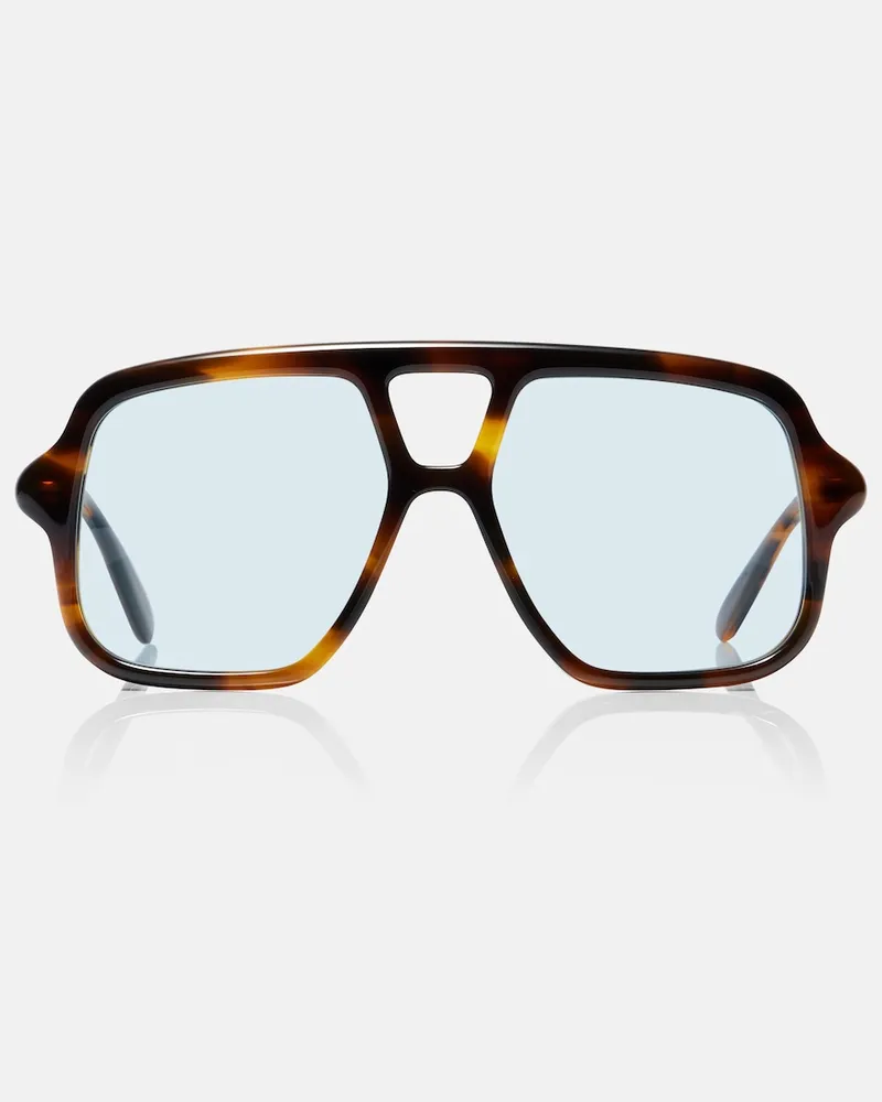 Loewe Aviator-Sonnenbrille Slim Braun