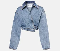 Alaïa Cropped-Jeansjacke