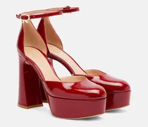 Plateau-Pumps Hilary 100 aus Lackleder