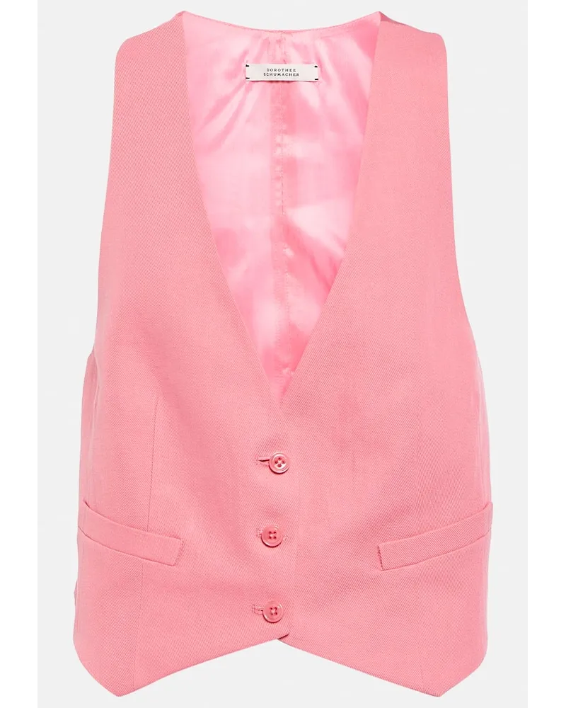 Dorothee Schumacher Weste Colorful Lightness Pink